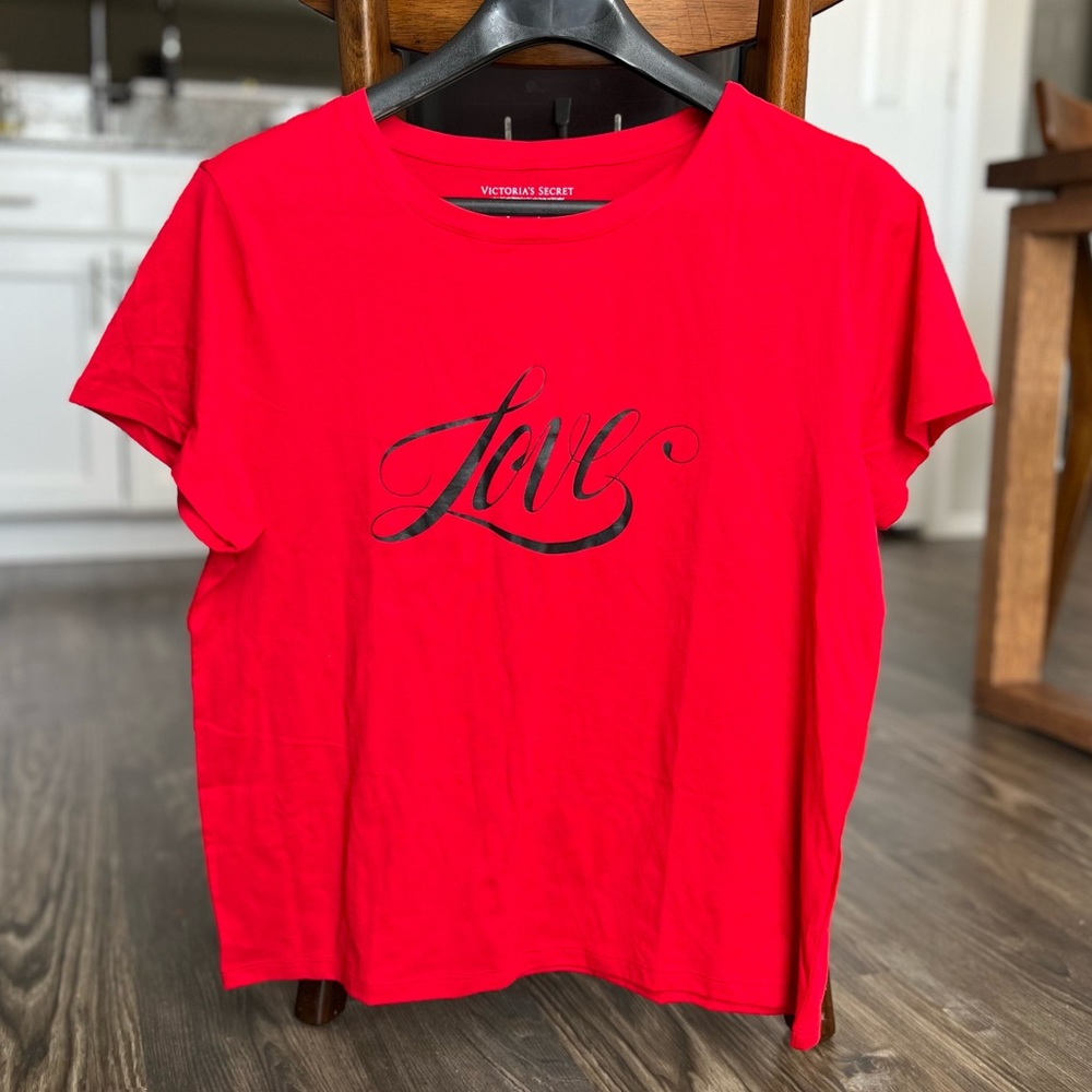 Victoria’s Secret Red Love Shirt